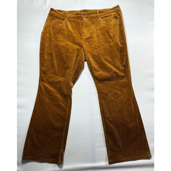 Judy Blue Denim - Judy Blue Women's Bootcut Brown Corduroy Pants - Size 24W (46x32.5)